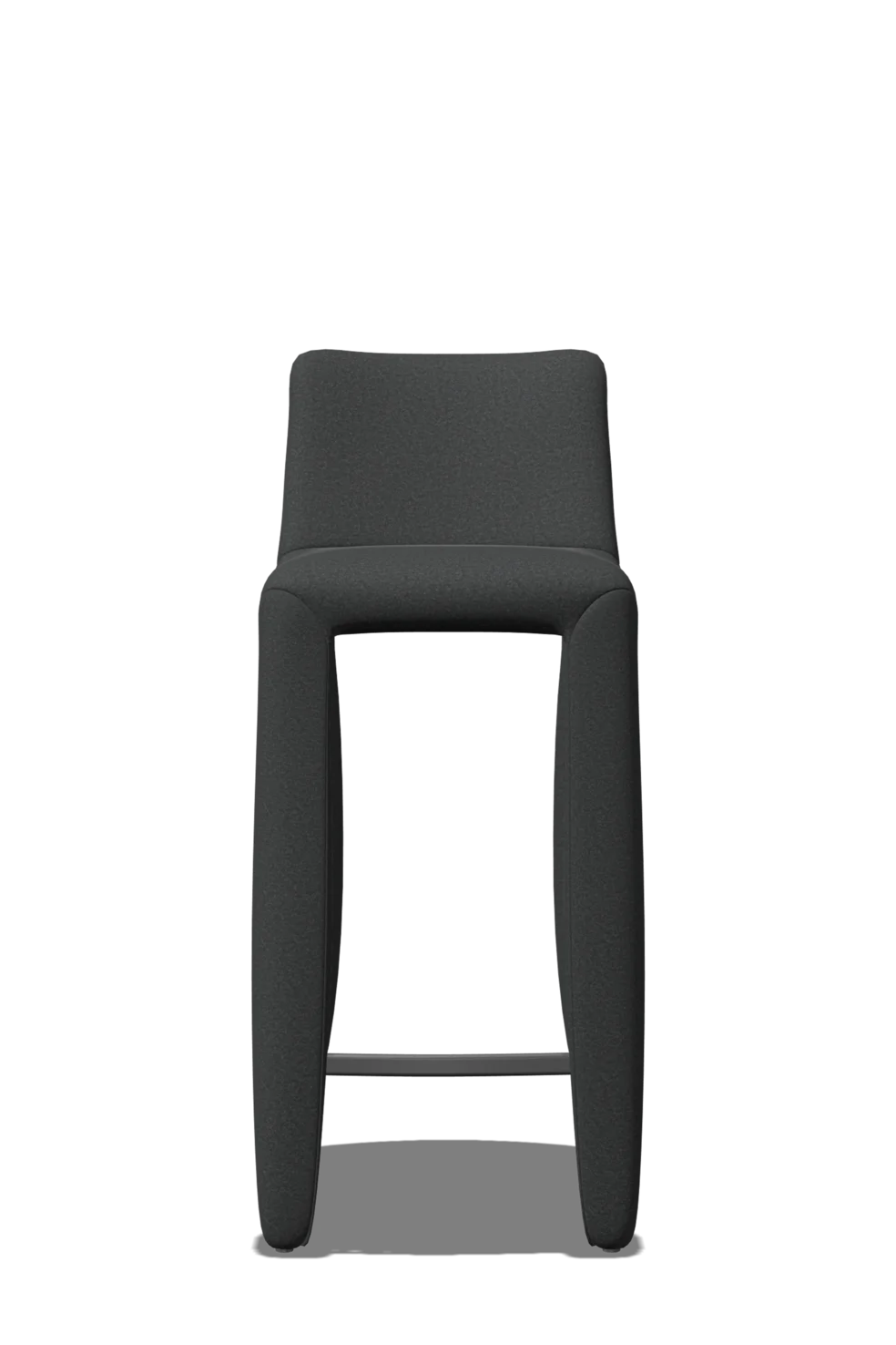 Monster Bar Stool Naked High grey front side